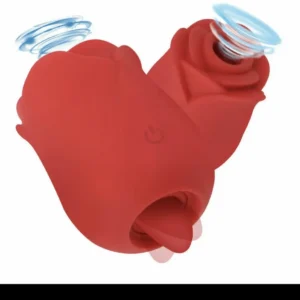 Red rose-shaped wearable accessory with suction details, Jewelry store in Brooklyn NY