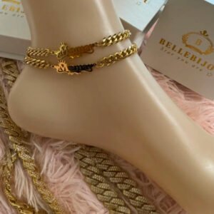 CUSTOM ANKLET GOLD , SILVER