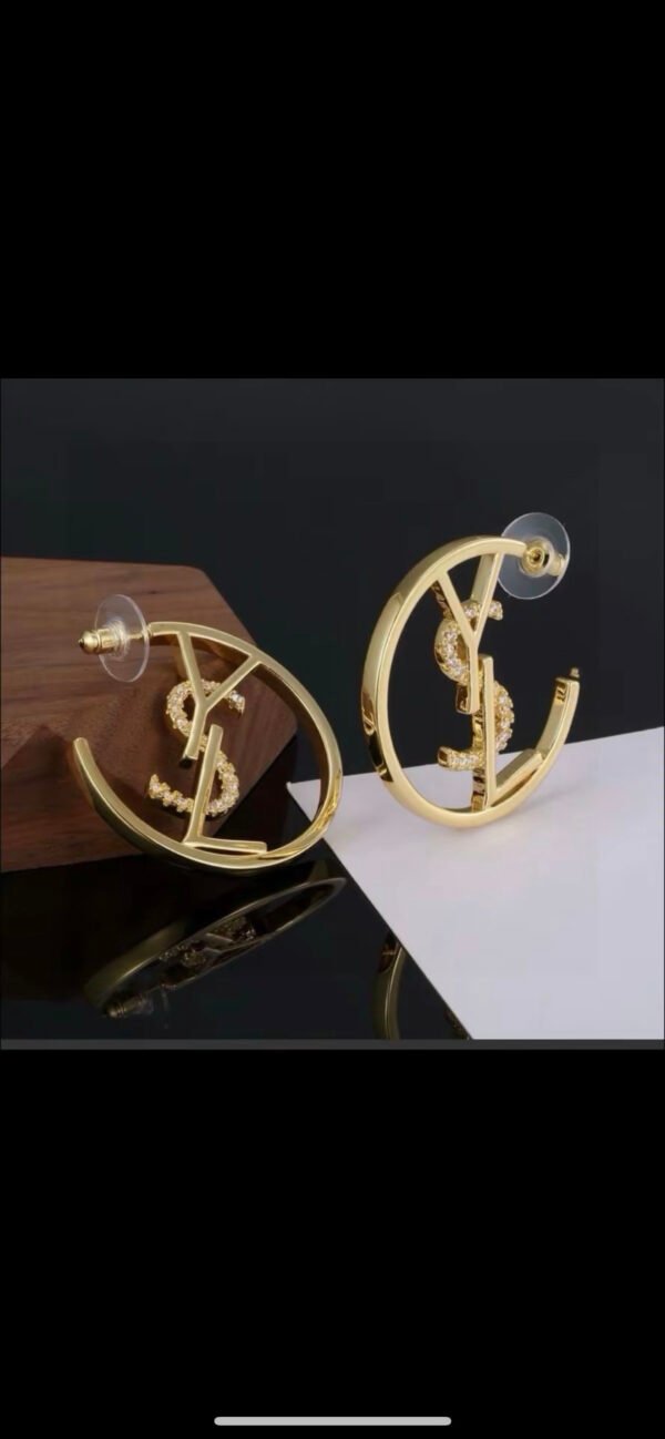 YSL GOLD EARRINGS