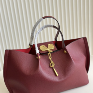 VALENTIN HANDBAG BURGUNDY
